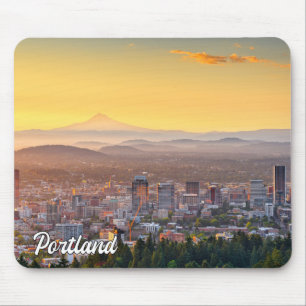 Alfombrilla De Ratón Hermosa Ciudad De Portland, Oregón