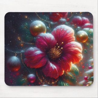 Alfombrilla De Ratón Hermosa Flor que Florece en Computadora de Escrito