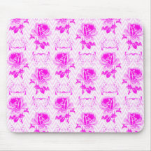 Hermosa Flora Púrpura Vintage