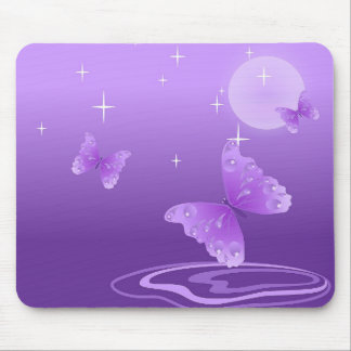 ALFOMBRILLA DE RATÓN HERMOSA MARIPOSA DE PURPLE
