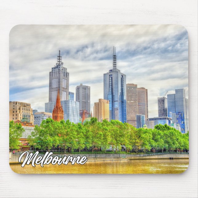 Alfombrilla De Ratón Hermosa Melbourne, Australia (Frente)