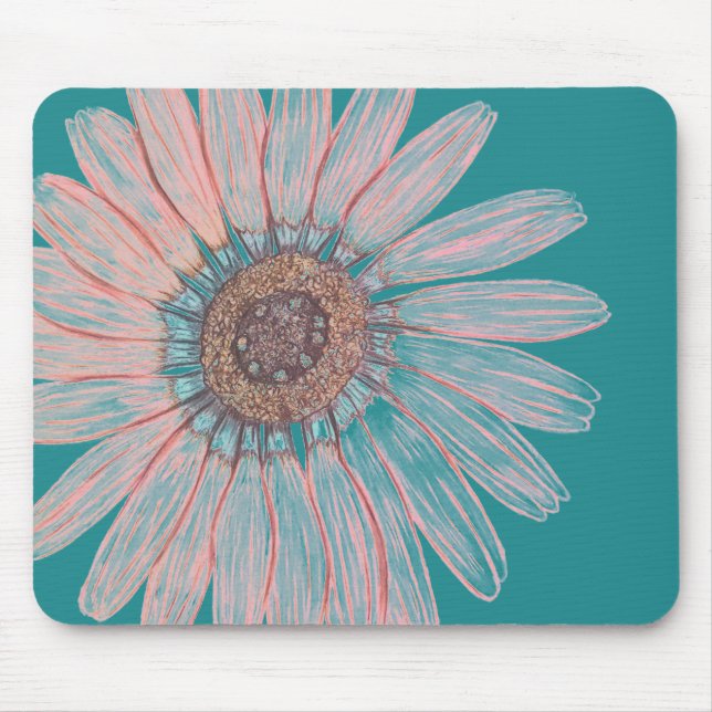 Alfombrilla De Ratón Hermosa Mousepad de flores (Frente)