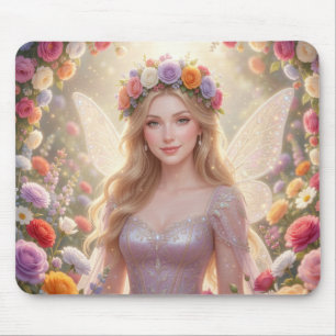 Alfombrilla De Ratón Hermosa princesa hada