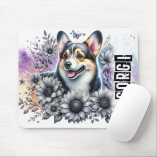 Alfombrilla De Ratón Hermosa raza de perro/perro de Corgi