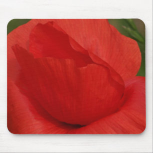 Alfombrilla De Ratón Hermosa tablilla de amapola roja
