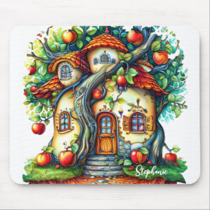 Alfombrilla De Ratón Hermosa y elegante casa de frutas de Apple