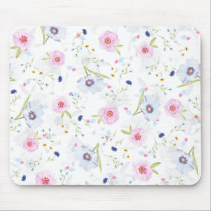 Alfombrilla De Ratón Hermosas flores acuáticas de primavera de un hombr