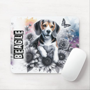 Alfombrilla De Ratón Hermosas razas de perros/perros Beagle