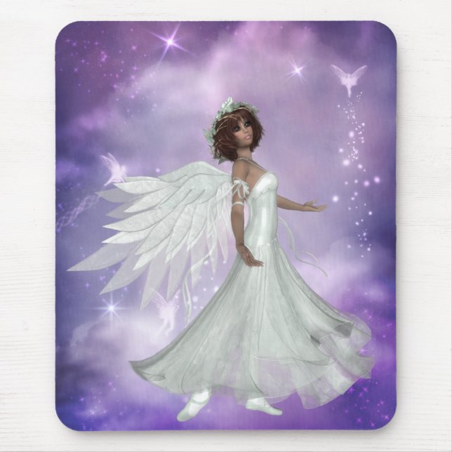 Alfombrilla De Ratón Hermoso Angel Design 3 Mousepad (Frente)
