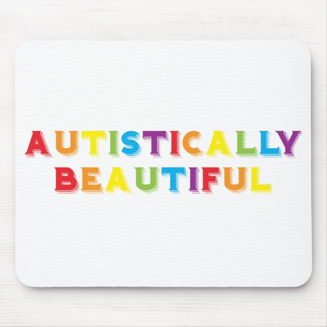 Alfombrilla De Ratón Hermoso autista (Frente)