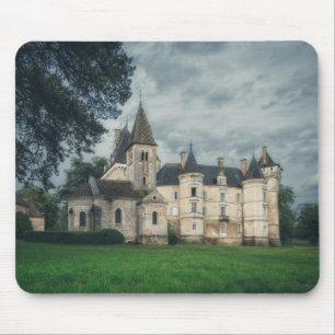 Alfombrilla De Ratón Hermoso Castillo Antiguo en el corazón de Francia