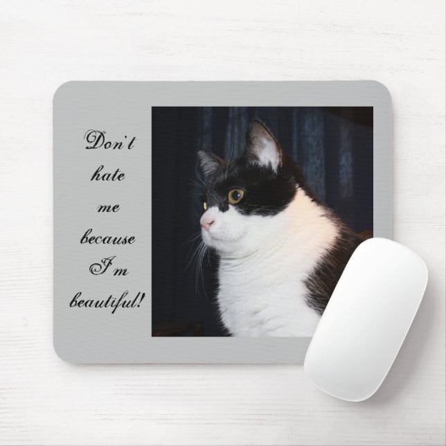 Alfombrilla De Ratón Hermoso Cat Mousepad (Con ratón)