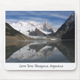 Alfombrilla De Ratón Hermoso Cerro Torre , Patagonia, Montaña Vista