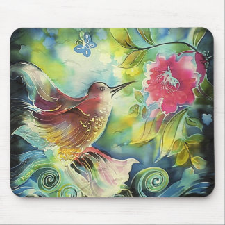 Alfombrilla De Ratón Hermoso colibrí