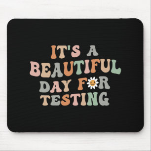 Alfombrilla De Ratón Hermoso Día De Prueba Día De Enseñanza Groovy
