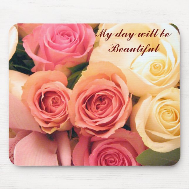 Alfombrilla De Ratón Hermoso Día_ Mousepad (Frente)