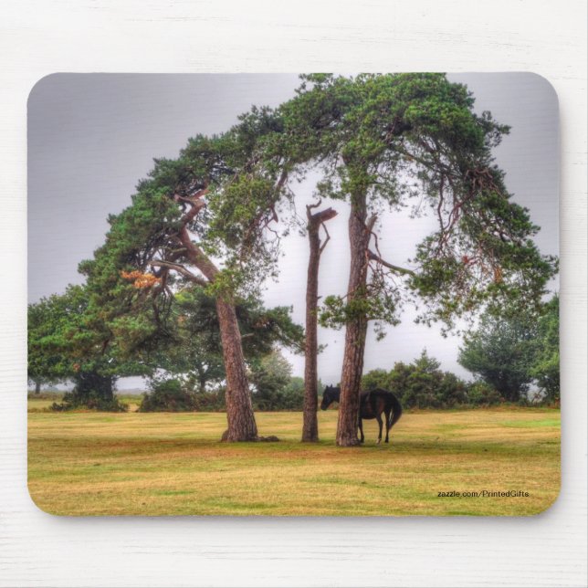 Alfombrilla De Ratón Hermoso diseño de animales equinos de amante de lo (Frente)