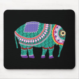 Alfombrilla De Ratón Hermoso elefante ornato