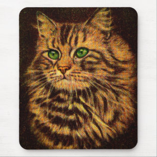 Alfombrilla De Ratón hermoso gato de mantillo de pelo largo