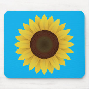Alfombrilla De Ratón Hermoso girasol de verano