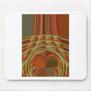 Alfombrilla De Ratón Hermoso motivo marrón dorado tradicional africano