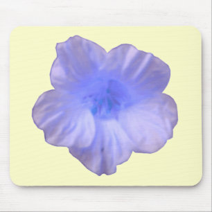 Alfombrilla De Ratón Hermoso Mousepad de Nasturcio Azul