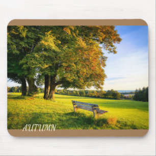 Alfombrilla De Ratón Hermoso paisaje otoñal