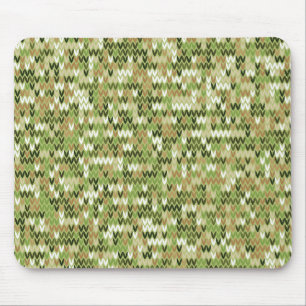 Alfombrilla De Ratón Hermoso patrón de cuchillos de granito en color ve