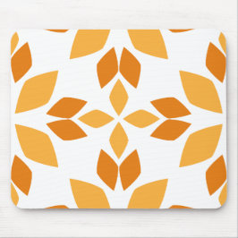 Alfombrilla De Ratón hermoso patrón de flores marrones pétalo