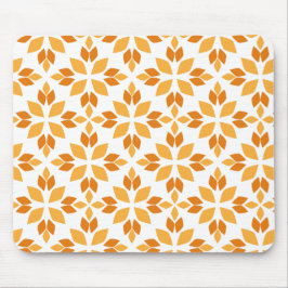 Alfombrilla De Ratón hermoso patrón de flores marrones pétalo