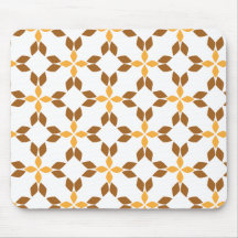 hermoso patrón de flores marrones pétalo