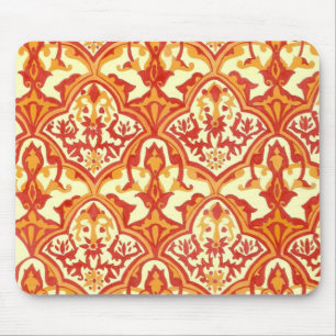 Alfombrilla De Ratón HERMOSO PATRÓN - Rojo y Naranja
