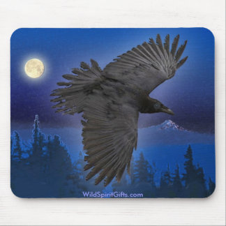 Alfombrilla De Ratón HERMOSO RAVEN Y Moon Mousepad