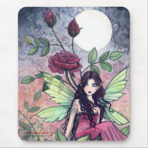 Alfombrilla De Ratón Hermoso Rosa gótico Mousepad de Molly Harrison