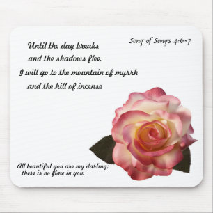 Alfombrilla De Ratón Hermoso Rosa Mousepad.