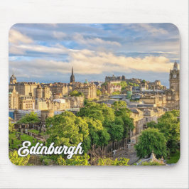 Alfombrilla De Ratón Hermoso Skyline de Edimburgo, Escocia