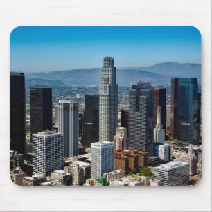 Alfombrilla De Ratón Hermoso Skyline Downtown Los Angeles California