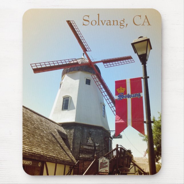Alfombrilla De Ratón ¡Hermoso Solvang Mousepad! (Frente)
