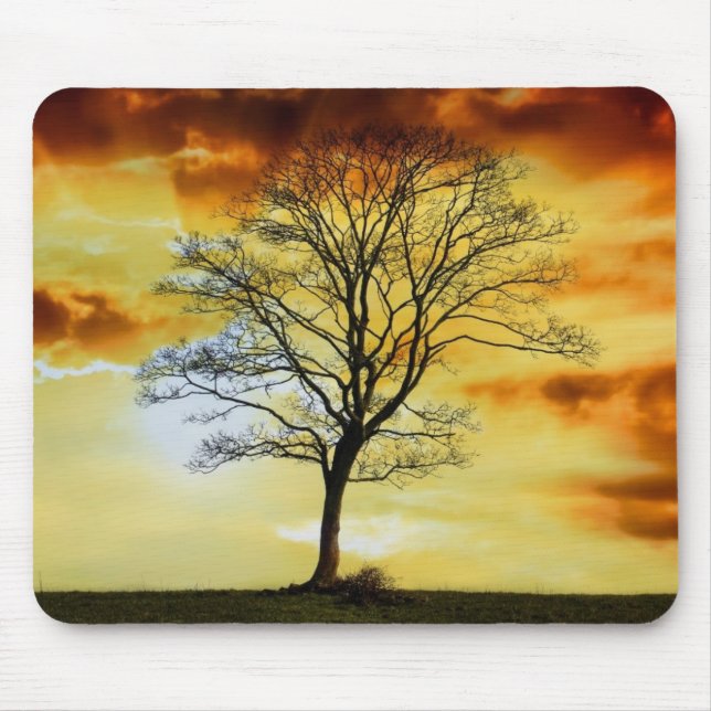 Alfombrilla De Ratón Hermoso Sunset Escenario Paisaje Fotográfico Arte (Frente)