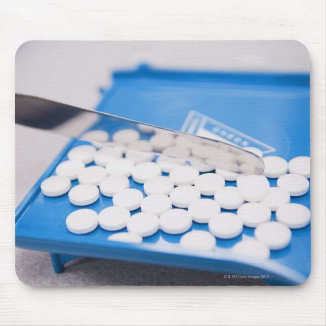 Alfombrilla De Ratón Herramientas de farmacia, pastillas, medicación (Frente)