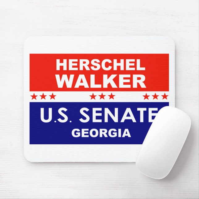 Alfombrilla De Ratón Herschel Walker Senado de Estados Unidos Georgia 2 (Con ratón)