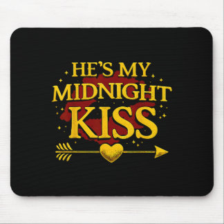 Alfombrilla De Ratón He's My Midnight Kiss Matching Couples Valentine’s