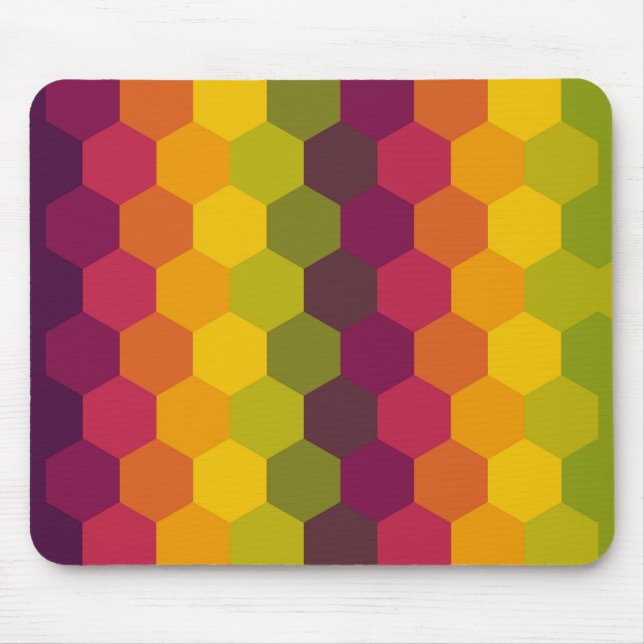 Alfombrilla De Ratón Hexa Sunset Fade Mouse pad (Frente)