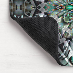 Alfombrilla De Ratón Hexagón con banner de sobras y graffiti, digital