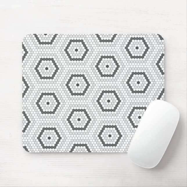 Alfombrilla De Ratón Hexagon Penny Tile Hex Tile (Con ratón)