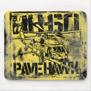 Alfombrilla De Ratón HH-60 pavimentan el halcón Mousepad