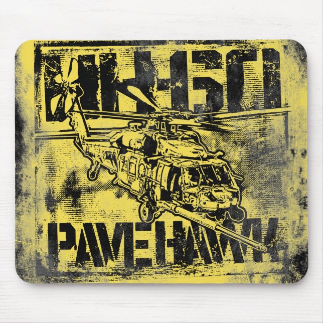 Alfombrilla De Ratón HH-60 pavimentan el halcón Mousepad (Frente)