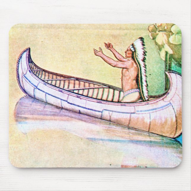 Alfombrilla De Ratón Hiawatha Magic Canoe (Frente)