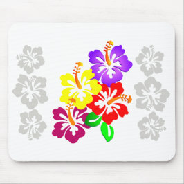 Alfombrilla De Ratón Hibiscus Floral Mousepad