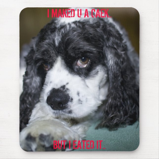 ALFOMBRILLA DE RATÓN HICE U UN CAEK. (Frente)